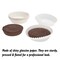 Size #601 Glassine Candy Paper Cups Brown &#x2013; 1-3/4&#x201D; Base, 5/8&#x201D; Wall